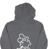DISNEY Mickey Mouse Womens Grey Hoodie Full Zip S