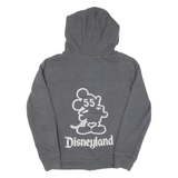 DISNEY Mickey Mouse Womens Grey Hoodie Full Zip S