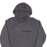 ADIDAS Mens Grey Hoodie S