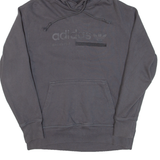 ADIDAS Mens Grey Hoodie S