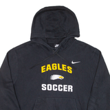 NIKE Eagles Soccer Mens Black Hoodie USA L