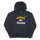 NIKE Eagles Soccer Mens Black Hoodie USA L