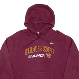 NIKE Edison Band Mens Maroon Hoodie USA XL