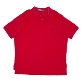 POLO RALPH LAUREN Mens Polo Shirt Red XL