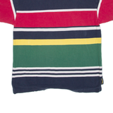 NAUTICA Mens Polo Shirt Blue Striped L