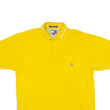 TOMMY HILFIGER Mens Polo Shirt Yellow L