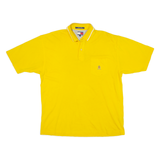 TOMMY HILFIGER Mens Polo Shirt Yellow L