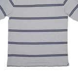 TOMMY HILFIGER Mens Polo Shirt Grey Striped XL