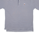 TOMMY HILFIGER Golf Mens Polo Shirt Blue Striped L