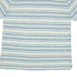 NAUTICA Mens Polo Shirt Green Striped XL