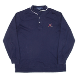 POLO RALPH LAUREN Golf Mens Polo Shirt Blue Long Sleeve L