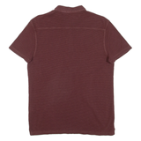 ALL SAINTS Mens Polo Shirt Maroon M