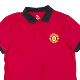 NIKE Manchester United Mens Polo Shirt Red L