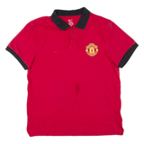 NIKE Manchester United Mens Polo Shirt Red L