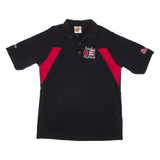WINNERS CIRCLE Mens Polo Shirt Black L