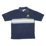 WINNERS CIRCLE Mens Polo Shirt Blue L