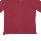 CARHARTT Mens Polo Shirt Maroon L