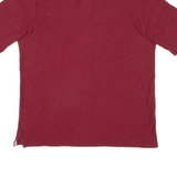 CARHARTT Mens Polo Shirt Maroon L