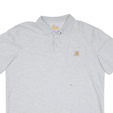 CARHARTT Tall Mens Polo Shirt Grey XL