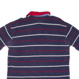 TOMMY HILFIGER Mens Polo Shirt Blue Striped XL