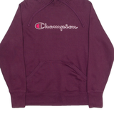CHAMPION Mens Maroon Hoodie L