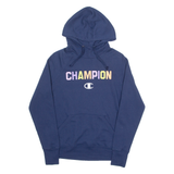 CHAMPION Mens Blue Hoodie S