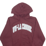 CHAMPION University Of Wisconsin La Crosse Mens Maroon Hoodie USA S