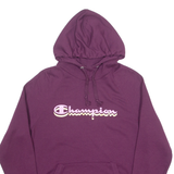 CHAMPION Womens Purple Hoodie M