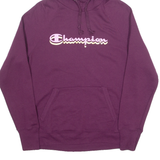 CHAMPION Womens Purple Hoodie M