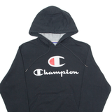 CHAMPION Mens Black Hoodie S