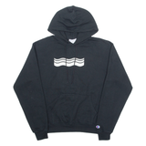 CHAMPION Mens Black Hoodie M