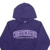 CHAMPION Whitewater University Wisconsin Mens Purple Hoodie S