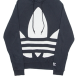 ADIDAS ORIGINALS Mens Black Hoodie XS