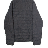 ELLESSE Mens Puffer Jacket Black Hooded L