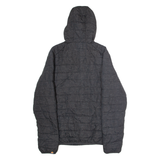 ELLESSE Mens Puffer Jacket Black Hooded L