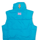 PUFFA Womens Puffer Gilet Blue Nylon UK 12