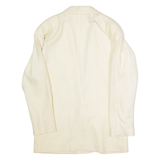 EMILIO CARDUCCI Womens Blazer Jacket Cream Wool UK 8
