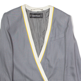 LOUIS FERAUD Womens Blazer Jacket Grey Viscose UK 12