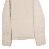DIESEL Womens Quilted Jacket Cream Diamond M