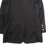 MIREILLE Womens Blazer Jacket Black Wool UK 10
