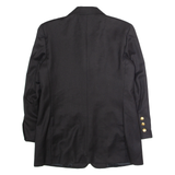 MIREILLE Womens Blazer Jacket Black Wool UK 10
