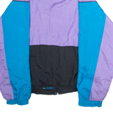 O'BRIAN Mens Shell Jacket Purple 90s Colourblock L