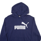 PUMA Mens Blue Hoodie L