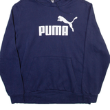 PUMA Mens Blue Hoodie L