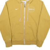 NIKE Mens Yellow Hoodie Full Zip S