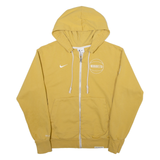 NIKE Mens Yellow Hoodie Full Zip S