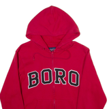JANSPORT Mens Red Hoodie Full Zip S