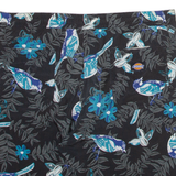 DICKIES Mens Swimming Shorts Grey Floral L W34