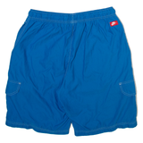 NIKE Mens Cargo Shorts Blue Relaxed L W30