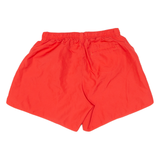 REEBOK Mesh Lining Womens Sports Shorts Red Relaxed S W25